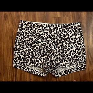 Leopard Print Shorts